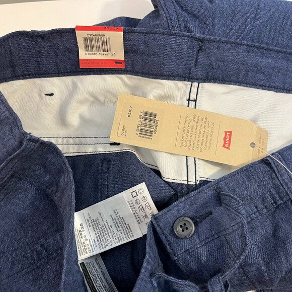 LEVI'S Men's Dark Blue Straight Leg Battalion Pant - Size 40 x 30 - NWT $68 - Picture 2 of 6
